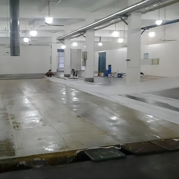 哈密防腐蚀地坪,环氧玻纤地坪，玻纤工业地坪，环氧玻纤布地坪,乙烯基玻纤布地坪产品图3